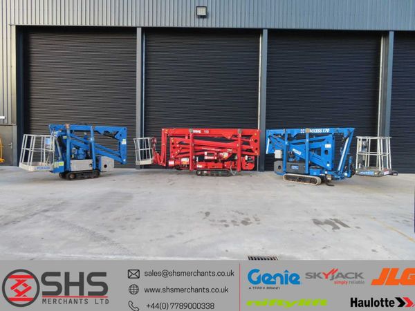 Choice of Tracked Spider Boom Lift Genie Nifty JLG