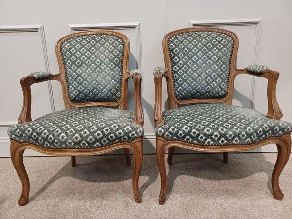 Two bedrom armchairs Louis XV