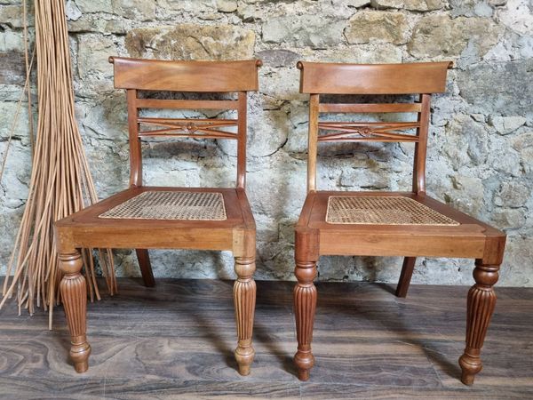 Pair of Teak Occasional Chairs