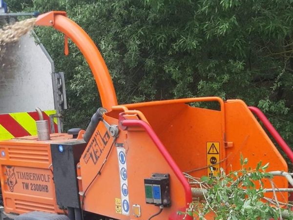 Wood chipping & tree services