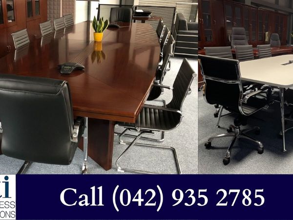 Brand New High End Boardroom Tables - In Stock
