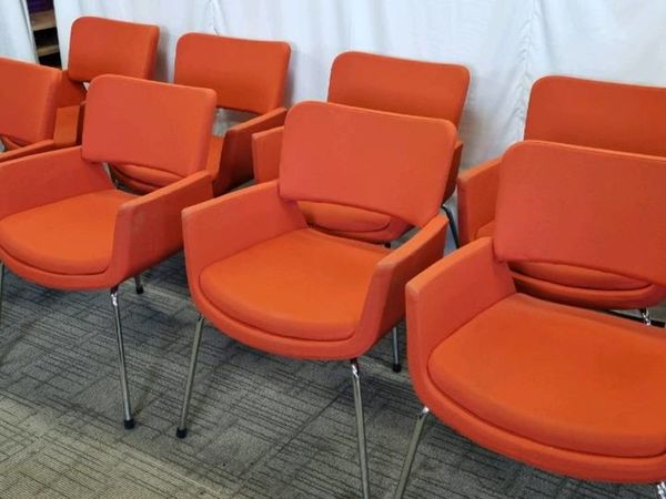 6 reception/ meeting chairs