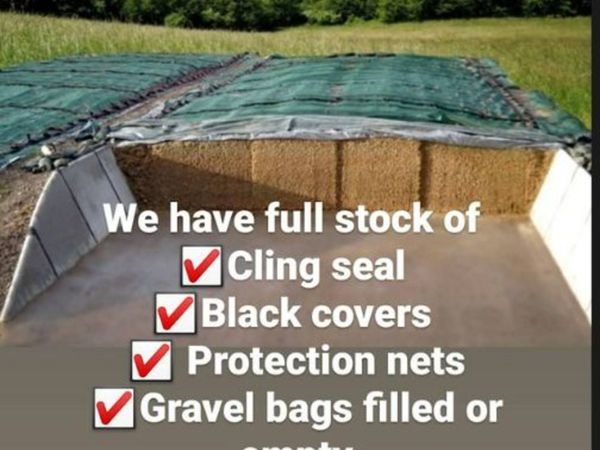 Price incs VAT  50 x Filled Gravel Bags for Silage Pits SILO Stores sausages 