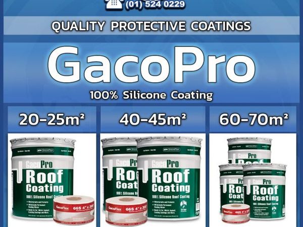 Waterproofing Silicone Repair KIT for Flat Roofs by GacoPro