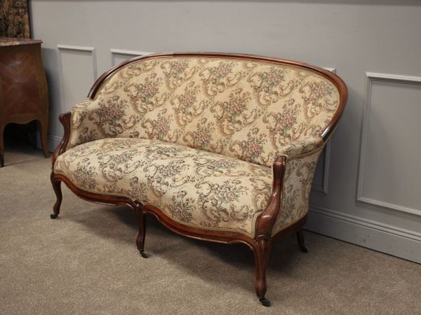 French antique sofa of Louis XV