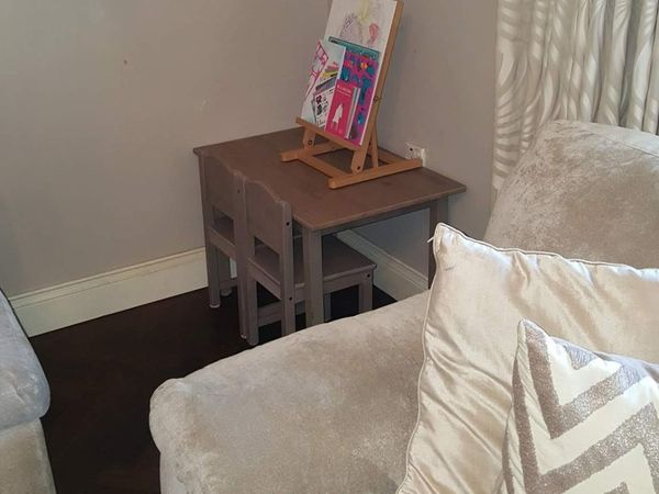 Kids IKEA table and chair set