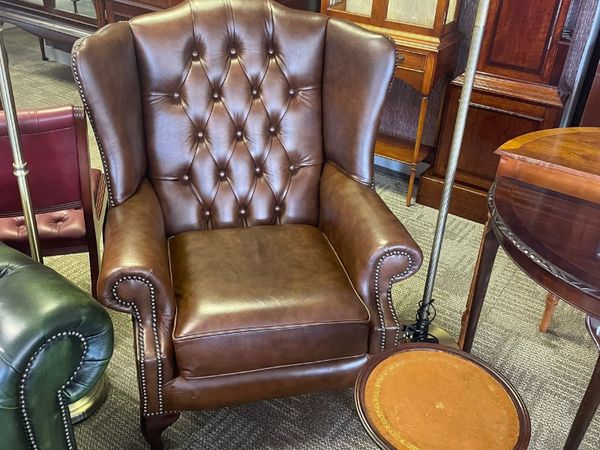 New library chesterfield chair