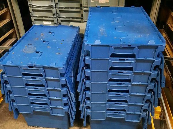 74 Litre Storage Totes Blue