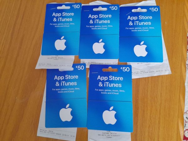 APP  STORE &iTUNES GIFTS CARD  FOR SALE 400EURO .