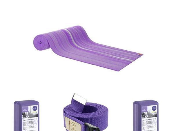 OM® Yoga Studio Starter Set Purple (New)
