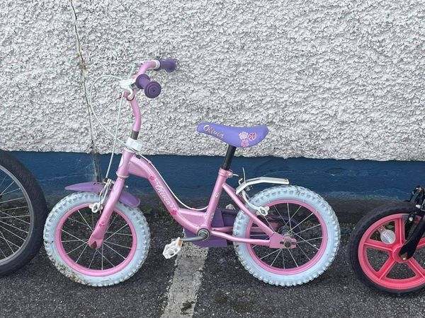 Girls bike pink & purple