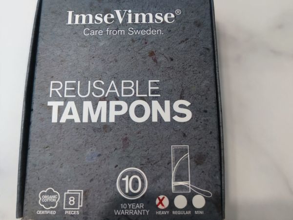 ImseVimse Reusable Tampons Organic Cotton NEW