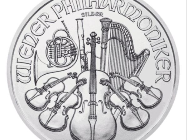 Silver 1 oz coins Philharmonic Tubes