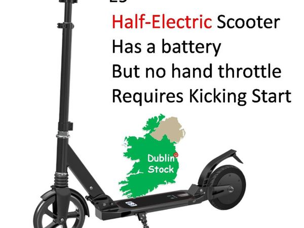 Icewheel E9 Series  Half Electric / Electric Assistant Scooter / Dublin Stock