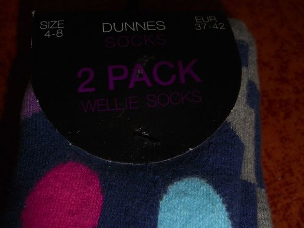 Wellie Socks x 2 for Sale