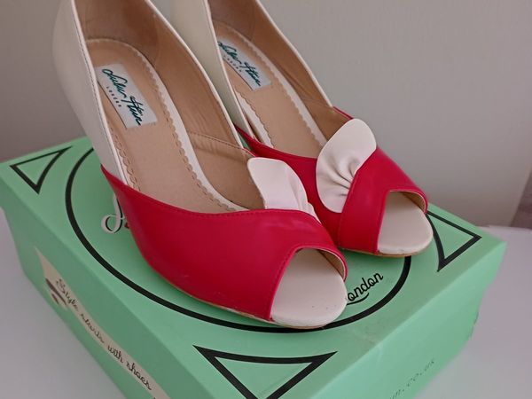 Lulu Hun London - Red & Cream Ladies Heels