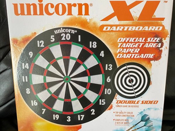 Brand new XL Unicorn dartboard, dart board