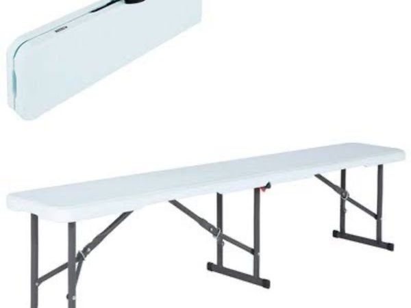 New 6ft Long Folding Benches