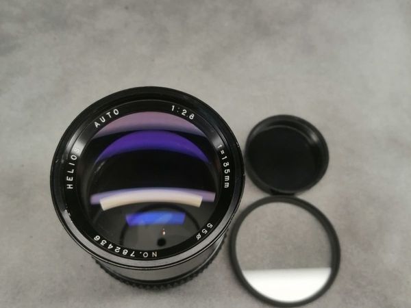 Helios 135mm f2.8 M42 mount manual focus lens