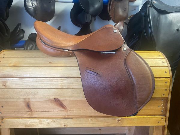 14.5 “ English leather pony saddle