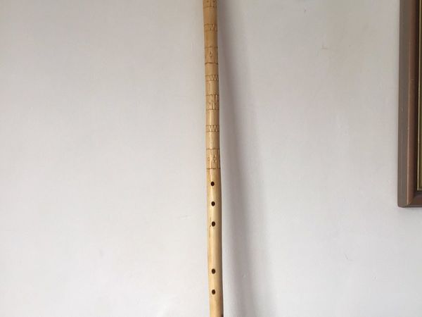 Ornate wooden Flute
