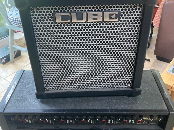 Roland Cube 40GX (& C’bro Marlin PA amp.)