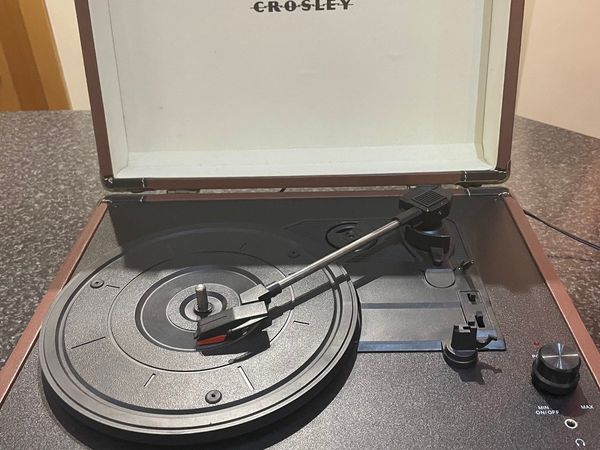 Brown record player