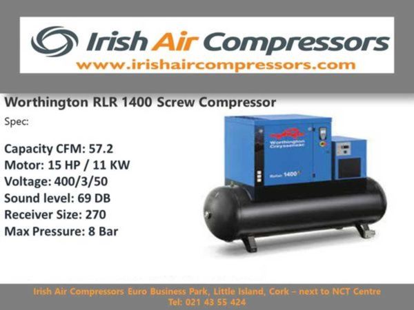 Worthington RLR 1400 Screw Compressor