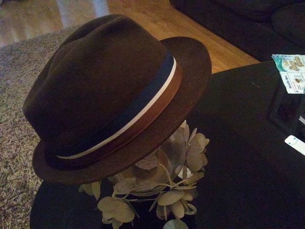2 Vintage (Fedora) Gentleman's Hats (Hand Made).