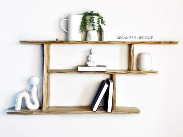 Handmade wood shelf