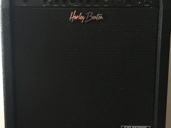 Want bass power, tonal variation and performance and at a punchy price?  - Bass Amp 80 watt Harley Benton HB 80B