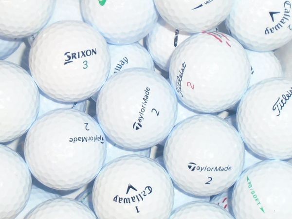 Branded Mix of Pearl Grade Only Lake Golf Balls x 50 Balls