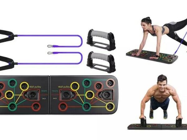Push Up Board Push-up Stand Workout System Gym Fitness Body Training Muscle
