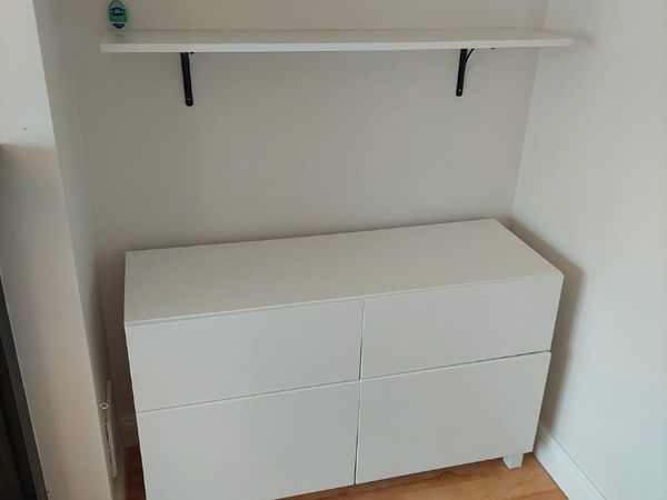 IKEA BESTA WHITE SIDEBOARD