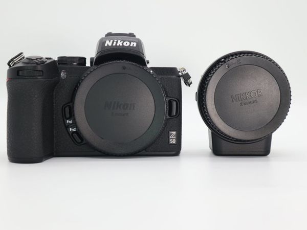 Nikon Z50 Mirrorless Camera with Nikon FTZ Adapter