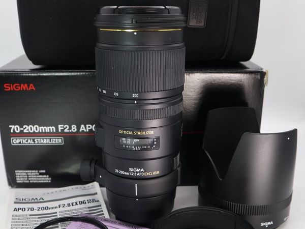 Sigma 70-200 F2.8 APO EX DG HSM OS Lens (Canon Mount)