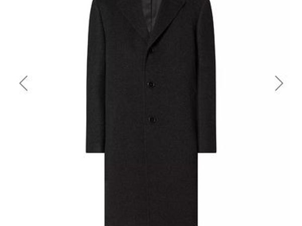 Canali Men's Wool Overcoat Mint Condition Size EU52