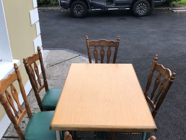 Table and 5 chairs