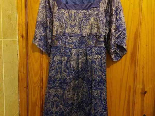 Monsoon silk dress size 16 (free postage)