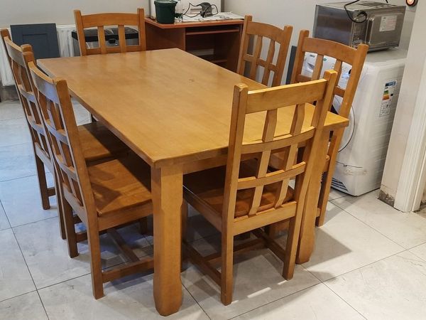 Solid Pine Kitchen table and chairs