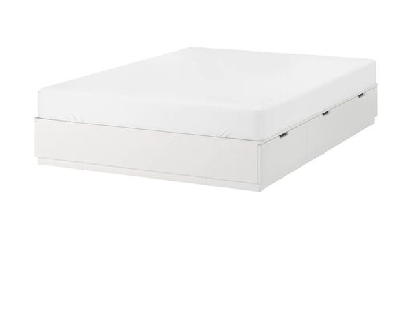 IKEA Nordli White Bedframe with Mattress