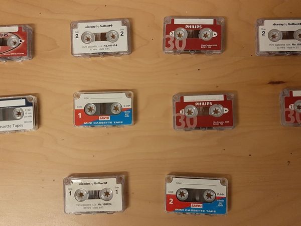 Mini Cassettes for dictation Machine
