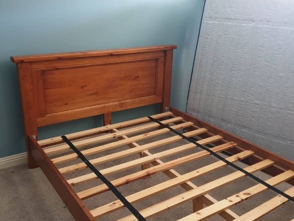 King size wooden bed frame