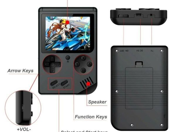 Game Player Built-in 168 games Console 8 Bit 3.0 Inch Color LCD for Kids