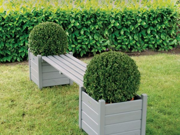 Esschert Design Planter Bench Grey