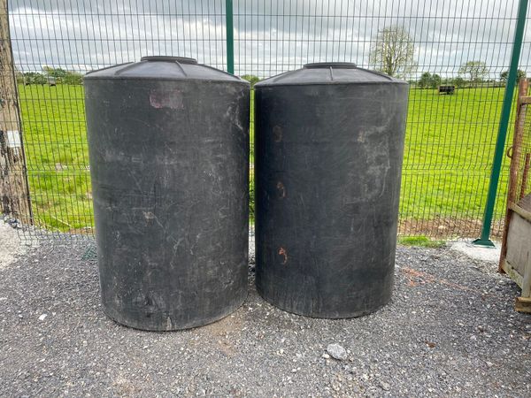 2 1200 Water Collection Tanks