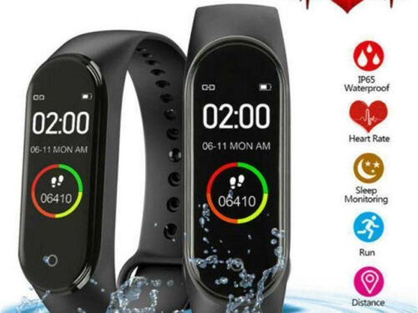Smart watch bracelet fitness watch heart rate monitor M4 iPhone Android