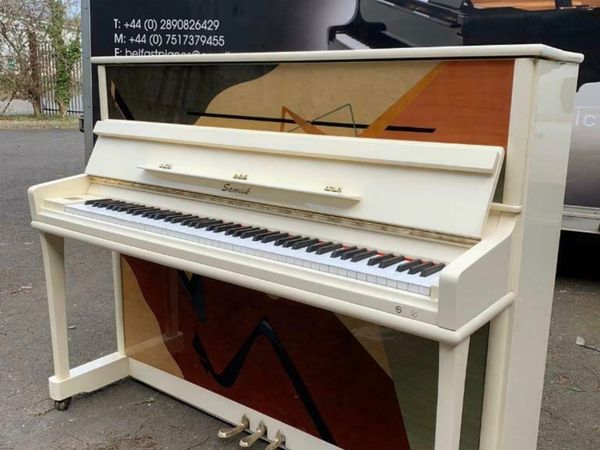 Samick J- 3101 White Upright piano| Belfast| Belfast pianos 🎹 || Free delivery 🚚 |