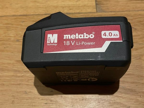 Metabo 18 v 4 amp battery New
