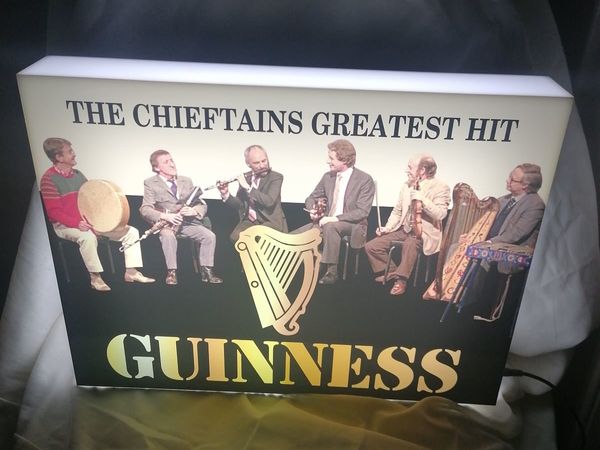 The Chieftains Greatest Hit Light Up Guinness Box